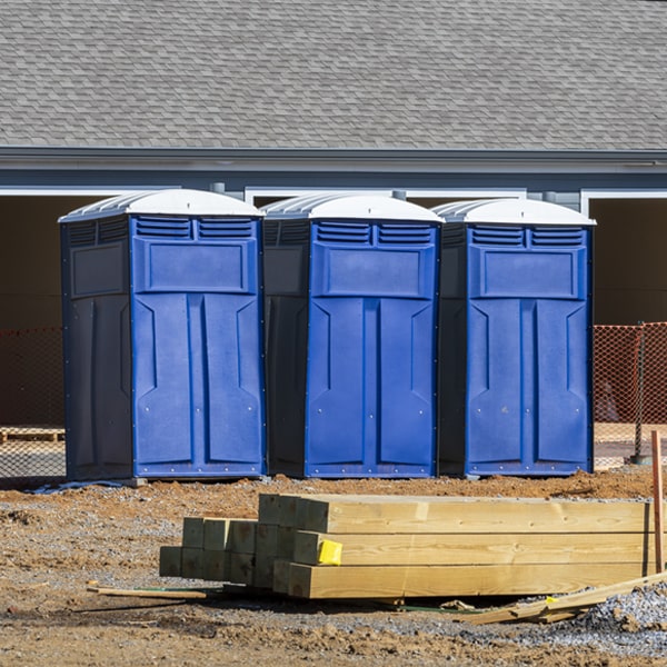 is there a specific order in which to place multiple portable restrooms in Benton City